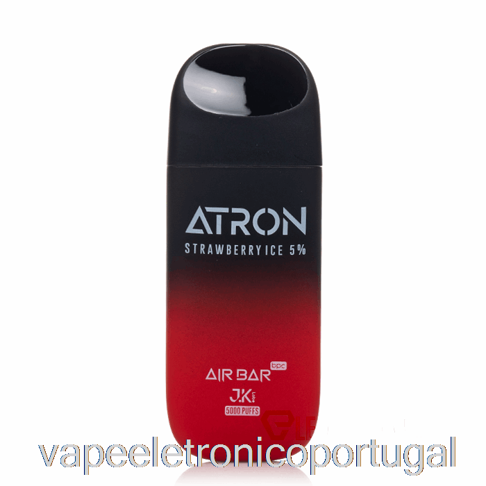 Vape Eletrônico Air Bar Atron 5000 Descartável Morango Ice